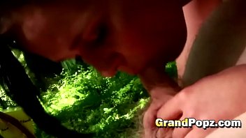 Juicy pussy pleasured outdoors