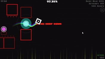 Deep down below us 100%