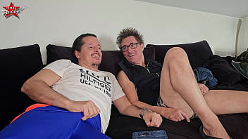 Eager hoes texas patty & fric fok jump on costas & conny dach's cocks