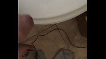 Getting undressed after snow fun then jerking off