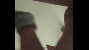 Getting undressed after snow fun then jerking off