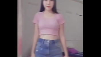 Cute girl tries dance