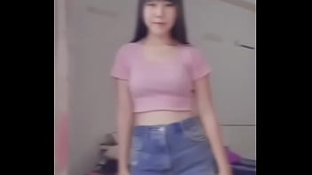 Cute girl tries dance