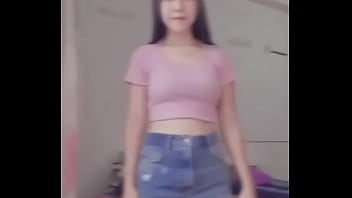 Cute girl tries dance