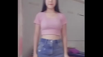 Cute girl tries dance