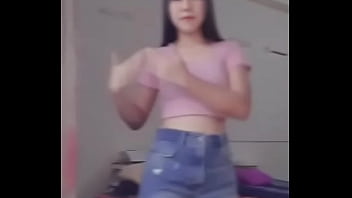 Cute girl tries dance