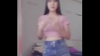 Cute girl tries dance