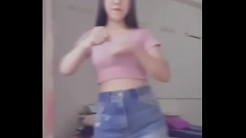 Cute girl tries dance