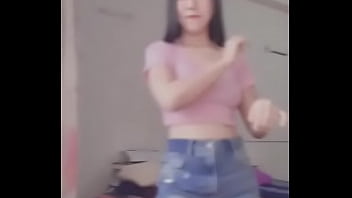 Cute girl tries dance