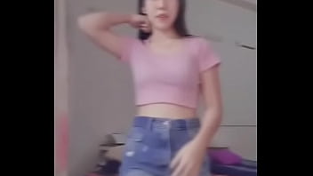 Cute girl tries dance