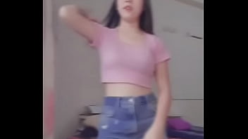 Cute girl tries dance