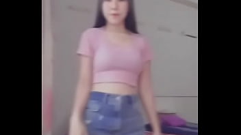 Cute girl tries dance