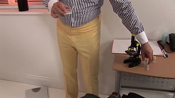 A gynecological consult turns into a threesome fuck with a patient a nurse and a doctor