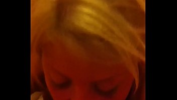 Girlfriend sucking my fat cock