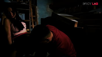 Big boobs brunette saved and fucked