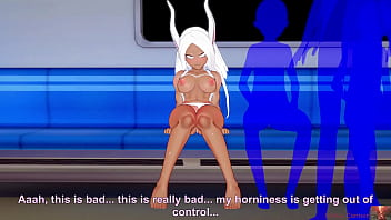 うさぎやまるみのコスプレイヤーがコイカツ変態で満員電車でマスターベーション