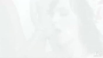 Taking the tube steak in fours