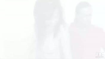 Taking the tube steak in fours