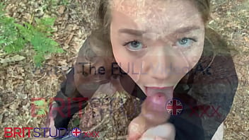 Hot teen pov outdoor blowjob