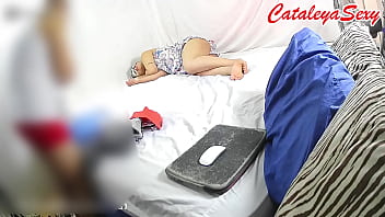 Backstage of a livestream on latinmodelxxxcom model with big ass posing naked and in dresses then fucking with photographer