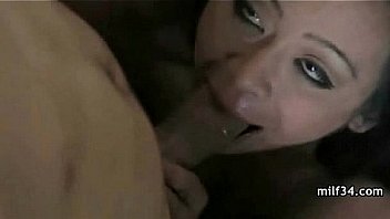 Horny milf and greasy garage cock