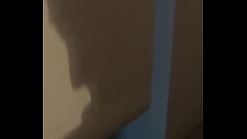 The shadow reflects her sucking his cock