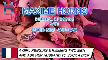 Raw passion with good deep rimming bi exploration and vibrating pegging that leads to explosive orgasms don