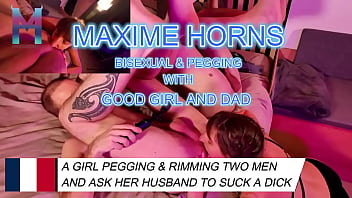 Raw passion with good deep rimming bi exploration and vibrating pegging that leads to explosive orgasms don