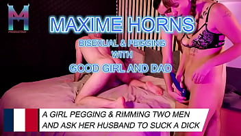 Raw passion with good deep rimming bi exploration and vibrating pegging that leads to explosive orgasms don