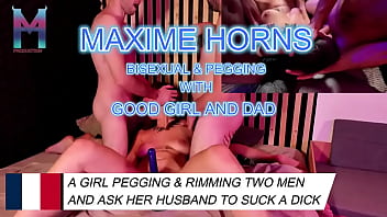 Raw passion with good deep rimming bi exploration and vibrating pegging that leads to explosive orgasms don