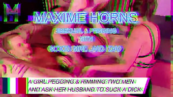 Raw passion with good deep rimming bi exploration and vibrating pegging that leads to explosive orgasms don