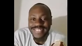 Taste testing my semen served with banana to see if it causes any allergies and what happens when someone eats or swallows my semen