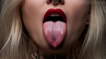 Smoking fetish ai movie red lipstick