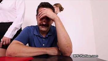 Busty p i 's sharing clients lonely dick