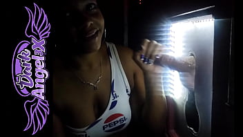 Dark angel sucks at hole