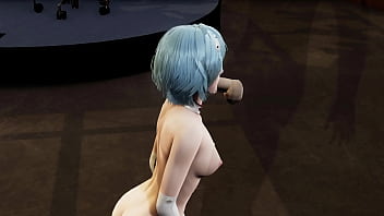 Rei ayanami blowjob and facial
