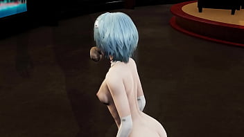 Rei ayanami blowjob and facial