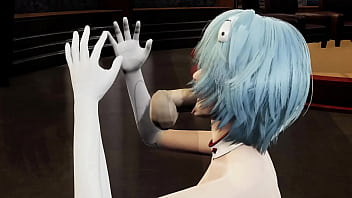 Rei ayanami blowjob and facial