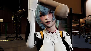 Rei ayanami blowjob and facial