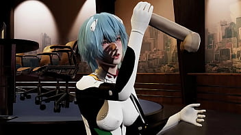 Rei ayanami blowjob and facial Rei ayanami blowjob and facial