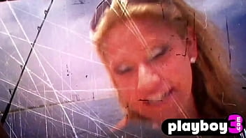 Sexy babe having a perfect fun