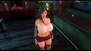 What a slut after all that she just lied on claudio's shoulder