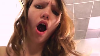 18 y o fucked by big cock massive facial load