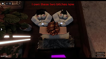 Pounding the fuck out of two rich roblox girls