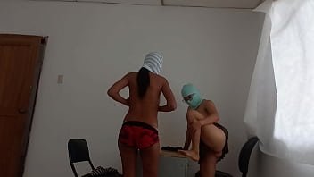 Tits Out And Exposed Lesbian Best Friends Play With Their Tits thumbnail