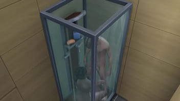 Жопастая мулатка соблазнила парня после бассейна