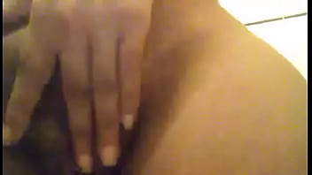 Teasing with her pussy juice1