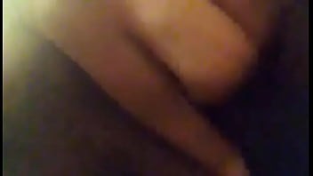 Teasing with her pussy juice1