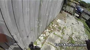 Big ass ashden riding shaft on the floor in pov