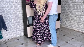 Mature milf meets husband with cock in ass from stepson